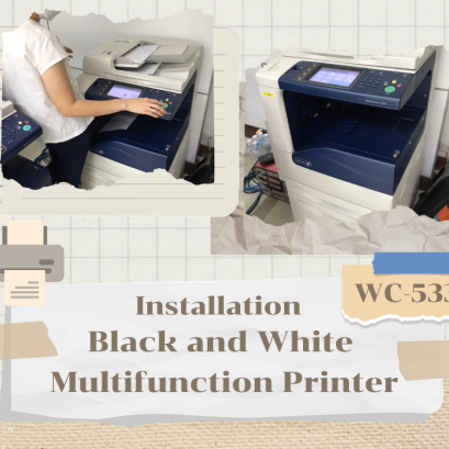 ติดตั้งเครื่องถ่ายเอกสารขาวดำ มัลติฟังก์ชัน Fujifilm รุ่น WC-5335