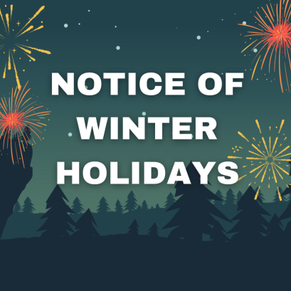 แจ้งวันหยุดช่วงเทศกาลปีใหม่ บริษัท Nippon Office Automation (Thailand) Co.,Ltd.