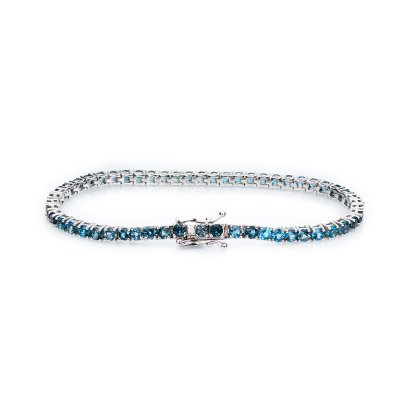 S925, London Blue Topaz, Blue Seasons, Tennis Bracelet