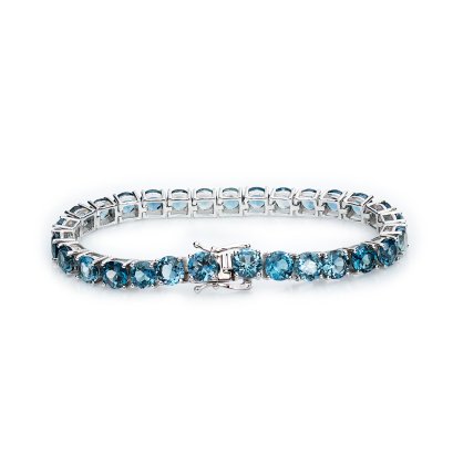 S925, London Blue Topaz, Blue Seasons, Tennis Bracelet