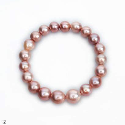 Approx. 8.0 -11.0 mm, Freshwater Pearl, Pearl Elastic Bracelet