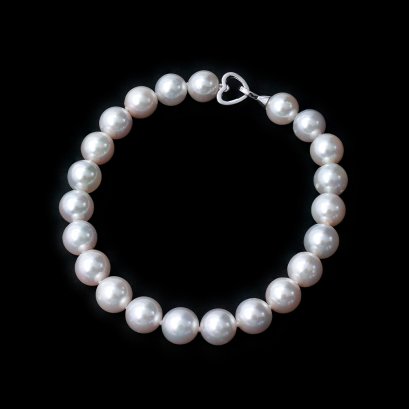 7.54 - 8.01 mm, Akoya Pearl, Uniform Pearl Bracelet