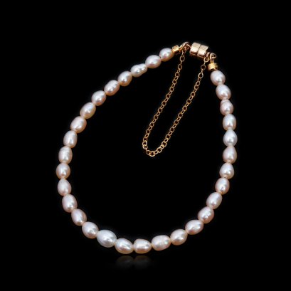 Approx. 3.0 - 4.0 mm, Freshwater Pearl, Uniform Pearl Bracelet