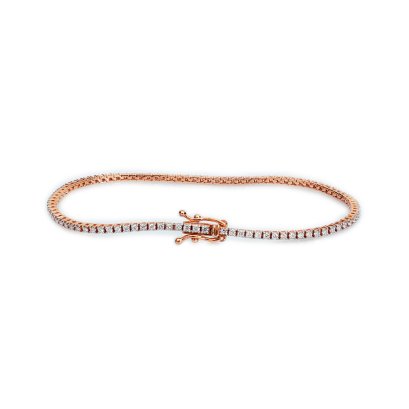 18K Gold, Laboratory Grown Diamond (0.855ct.), Diamond Tennis Bracelet