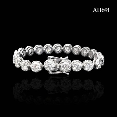 S925, Moissanite (21ct.), Tennis Bracelet