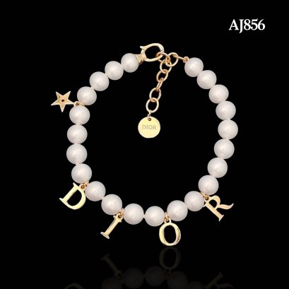 Approx. 6.0 mm up, Freshwater Pearl, D-i-o-r Pearl Bracelet