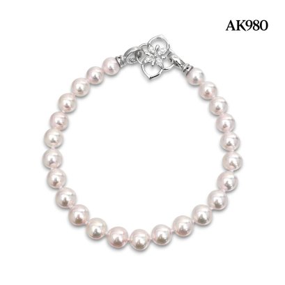 Approx. 6.0 mm, Hanamomo, Akoya Pearl, Uniform Pearl Bracelet