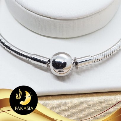 สร้อยข้อมือแพน 20.0 cm [เงินชุบทองคำขาว] / ป145