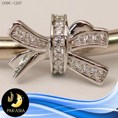 ชาร์ม [เงินชุบทองคำขาว] / C227