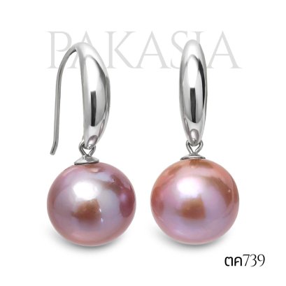 Approx. 14.0 mm, Edison Pearl, Fish Hooks Pearl Dangle Earring