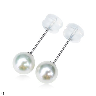 Approx. 5.0 mm, Akoya Pearl, Stud Pearl Earrings