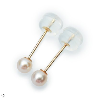 Approx. 3.0 mm, Akoya Pearl, Stud Pearl Earrings