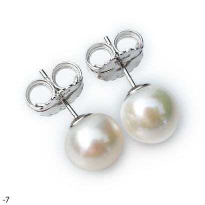 Approx. 9.0 mm, Freshwater Pearl, Stud Pearl Earrings