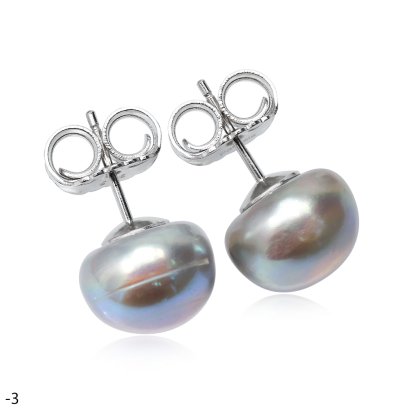 Approx. 10.0 - 11.0 mm, Freshwater Pearl, Stud Pearl Earrings