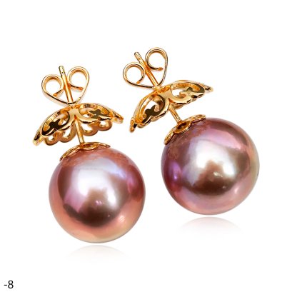 Approx. 15.0 mm, Jumbo Edison Pearl, Stud Earrings