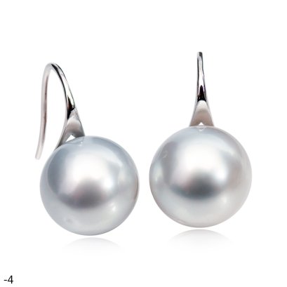 Approx. 10.0 mm, South Sea Pearl, Fish Hooks Pearl Earrings