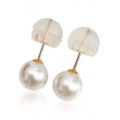 Approx. 7.0 - 7.5 mm, Mucho Lot, Akoya Pearl, Stud Earrings