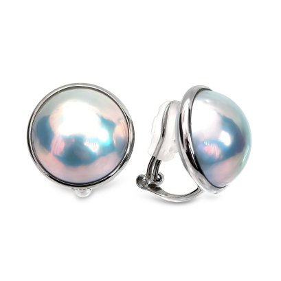 (Amami - Oshima Mabe Pearl) Approx. 13.0 mm up, Amami - Oshima Mabe Pearl, Earcuff Earrings