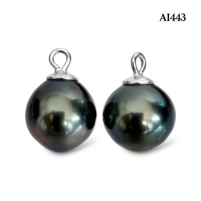 Approx. 8.0 - 9.0 mm, Tahitian Pearl, Pearl Drops