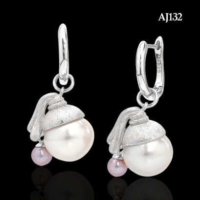 Approx. 3.0 - 4.0 mm and 10.0 - 11.0 mm, Freshwater Pearl and Edison Pearl, Girl with a Pearl Earrings Collection