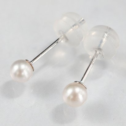 Approx. 3.5 mm, Akoya Pearl, Stud Pearl Earrings
