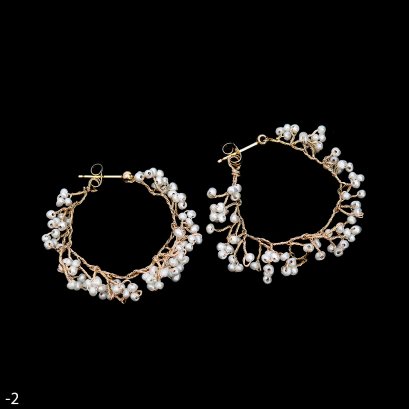 Approx. 3.0 mm, Freshwater Pearl, Pearl Hoop Earrings