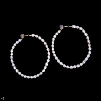 Approx. 5.0 mm, Freshwater Pearl, Pearl Hoop Earrings