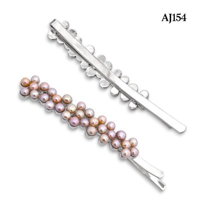 Approx. 4.0 - 5.0 mm, Freshwater Pearl, Pearl Hair Clip