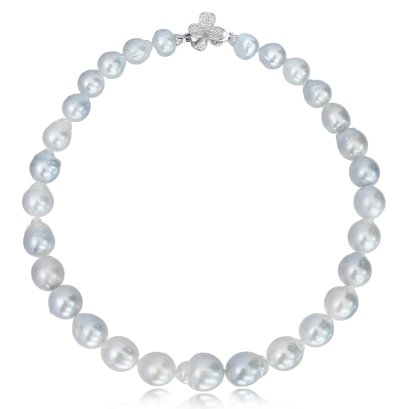 12.5 x 10.82 mm to 16.10 x 15.96 mm South Sea Pearl Graduated Necklace