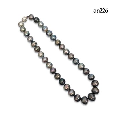 12.02-15.78 mm, Tahitian Pearl, Graduated Pearl Necklace
