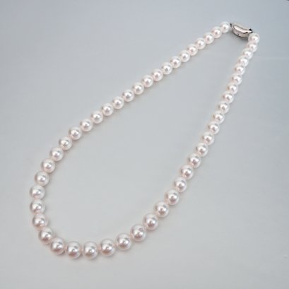 (PSL) 8.0 - 8.5 mm Aurora Rose Uniform Necklace