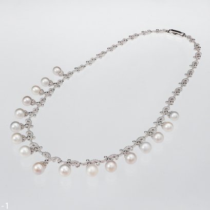 Approx. 7.0 - 8.0 mm, White South Sea Pearl, Fleur De Pearl Necklace Collection