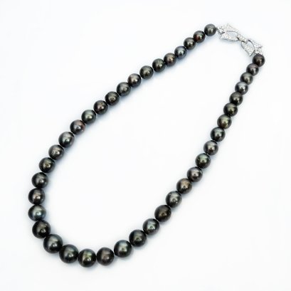 8.76 - 11.91 mm, Tahitian Pearl, Graduated Pearl Necklace