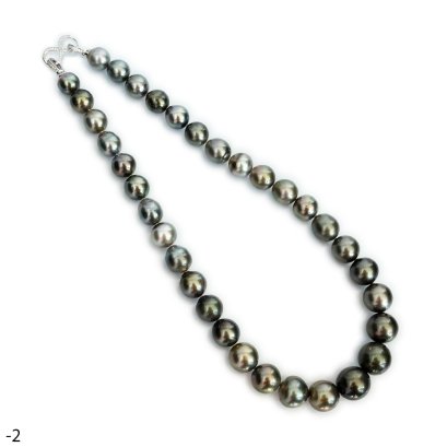 Approx. 10.0 -14.0 mm, Tahitian Pearl, Graduated Pearl Necklace