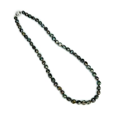 5.62 - 8.05 mm, Keshi Tahitian Pearl, Graduated Pearl Necklace