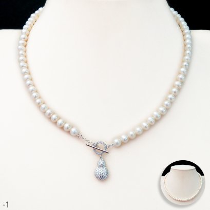 Approx. 5.5 - 6.0 mm, Freshwater Pearl, Uniform Pearl Necklace