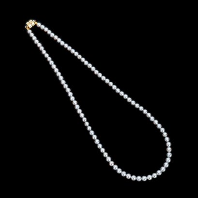 Approx. 4.0 mm, Akoya Pearl, Uniform Pearl Necklace