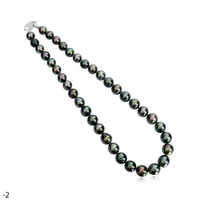 10.15 - 11.70 mm, Tahitian Pearl, Graduated Pearl Necklace