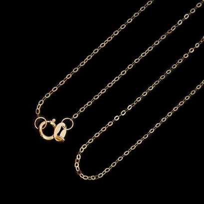 18K Gold, Cable Chain Necklace
