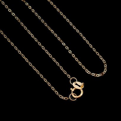 18K Gold, Cable Chain Necklace