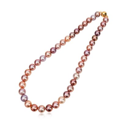 9.98 - 10.52 mm, Edison Pearl, Graduated Pearl Necklace