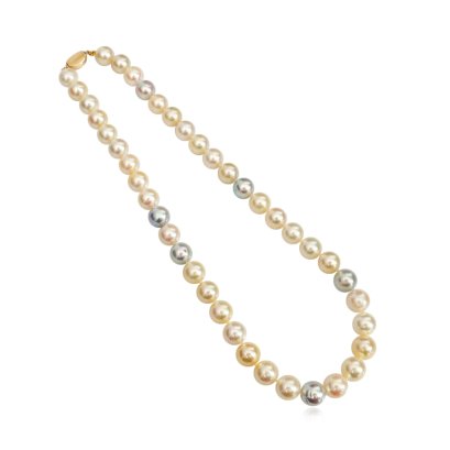 Approx. 9.5 - 10.0 mm, Akoya Pearl, Graduated Pearl Necklace