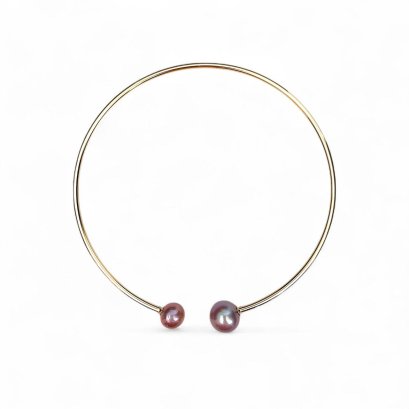 Approx. 12.0 - 13.0 mm and 15.0 - 16.0 mm, Edison Pearl, Duo Pearl Choker