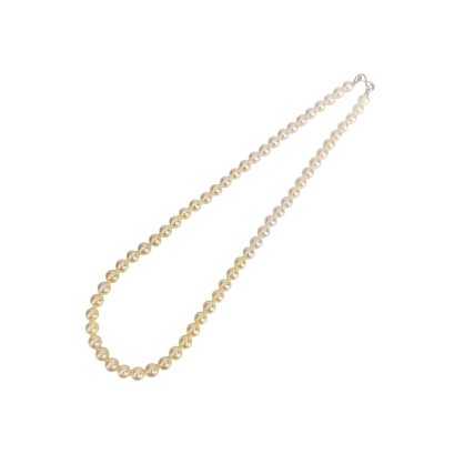 7.0 - 7.3 mm, Akoya Pearl, Gradient Colored Uniform Pearl Necklace