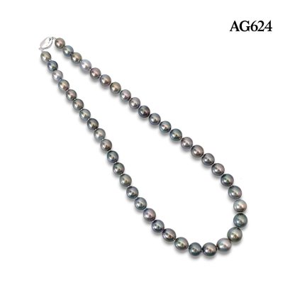 8.2 - 11.4 mm, Tahitian Pearl, Graduated Pearl Necklace