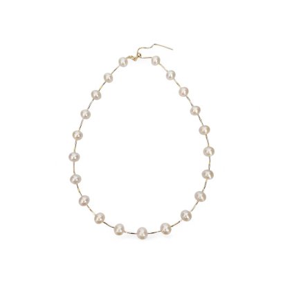 Approx. 10.0 - 11.0 mm, Edison Pearl, Station Pearl Choker