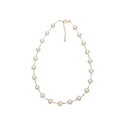 Approx. 10.0 - 11.0 mm, Edison Pearl, Station Pearl Choker