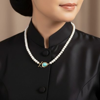 Approx. 5.5 - 6.0 mm, Freshwater Pearl, Uniform Pearl Necklace