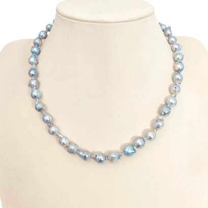 8.0 - 9.1 mm, Akoya Pearl, Graduated Pearl Necklace