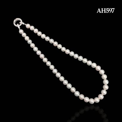 Approx. 8.0 - 9.5 mm, Edison Pearl, Graduated Pearl Necklace